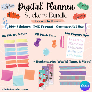 Digital Planner Stickers Bundle