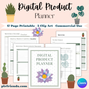 Digital Product Planner PLR